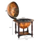 Alternate image 1 for Slickblue 23 Inch Globe Wine Bar Stand for Dining Room and Living Room-Coffee