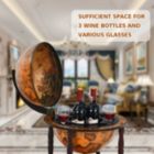 Alternate image 3 for Slickblue 23 Inch Globe Wine Bar Stand for Dining Room and Living Room-Coffee