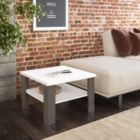 Alternate image 3 for Discount Trends Modern Classic Square Coffee Table for Living Room, Dining Room with Color Combination