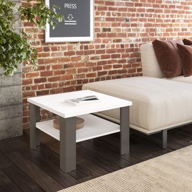 Discount Trends Modern Classic Square Coffee Table for Living Room, Dining Room with Color Combination. View a larger version of this product image.