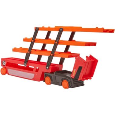 Hot Wheels Mega Hauler Truck Transporter 6 Expandable Levels HOLDS 50 CARS. View a larger version of this product image.