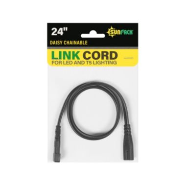 SunPack Daisy Chainable Link Cord for LED and T5 Lighting, 24in. View a larger version of this product image.