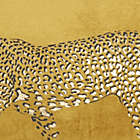 Alternate image 3 for Mina Victory Luminecence Metallic Leopard Gold Pillow - 14"X20"