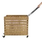 Alternate image 3 for SONGMICS Handwoven Laundry Hamper, Rattan-Style Laundry Basket with 3 Removable Bags, Handles, Laundry Sorter with Lid, for Living Room, Bathroom, Laundry Room, Natural