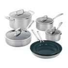 Alternate image 0 for ZWILLING Clad CFX Stainless Steel Ceramic Nonstick Cookware Set