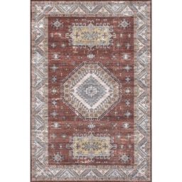 nuLOOM Kera Persian Machine Washable Indoor/Outdoor Area Rug