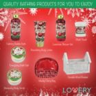 Alternate image 1 for Lovery Home Spa Gift Basket - Exotic Pomegranate - 8 pc set
