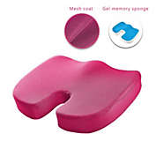 Kitcheniva Memory Foam Cooling Gel Seat Cushion Car Seat, Rose Red