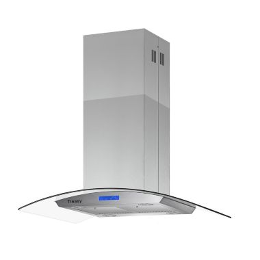 Geht Appliances 36 inch Stainless Steel Island Mount Range Hood 900CFM Tempered Glass. View a larger version of this product image.