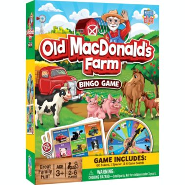 MasterPieces Kids Games - Old MacDonald's Farm Bingo Game. View a larger version of this product image.