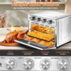 Alternate image 3 for Geek chef Air Fryer Fry Oil-Free, Stainless Stee l6 Slice 26QT/26L Extra Large Toaster Convection Countertop Oven Combo Silver Color for  Roast, Bake, Broil, Reheat