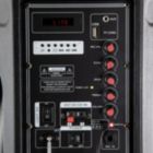 Alternate image 2 for beFree Sound 12 Inch 2500 Watt Bluetooth Portable Party PA Speaker With Illuminating Lights and USB/MicroSD/AUX-in/FM Radio/DV12V Inputs