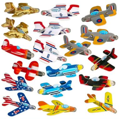 Party Favors for Kids - Bulk Toys - 72 Pack of Airplane Gliders Bulk Party Pack. View a larger version of this product image.