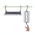 Alternate image 1 for Lexi Home 2 Pack Wonder Hanger Tie Belt Hanger - Tie Belt Storage Closet Organizer