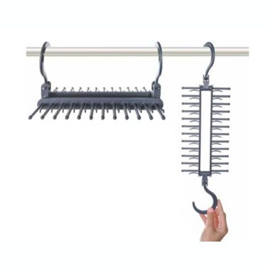 Lexi Home 2 Pack Wonder Hanger Tie Belt Hanger - Tie Belt Storage Closet Organizer. View a larger version of this product image.