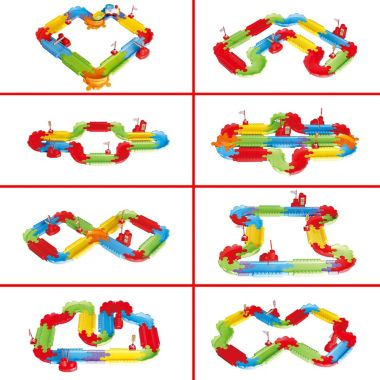 PopFun Kids Train Sets with Flexible Railway Build Sets. View a larger version of this product image.