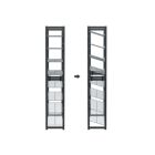 Alternate image 2 for SONGMICS 2 Set of 4-Tier Gray Shoe Rack with Adjustable Shelves