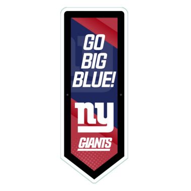 Evergreen Ultra-Thin Glazelight LED Wall Decor, Pennant, New York Giants- 9 x 23 Inches Made In USA. View a larger version of this product image.