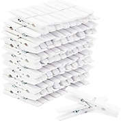 Juvale Clothespins for Hanging (4 in, White, 100 Pack)