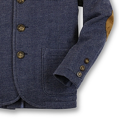 Hope & Henry Boys&#39; Fleece Suit Blazer, Infant, 6-12 Months. View a larger version of this product image.