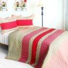 Alternate image 0 for Blancho Bedding The Only Truth 3PC Vermicelli-Quilted Patchwork Quilt Set (Full/Queen Size)