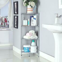 Kitcheniva 4-Tier Corner Shelf Rack