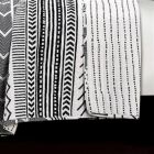 Alternate image 3 for Slickblue 3 Piece Scandinavian Black White Reversible Cotton Set in King