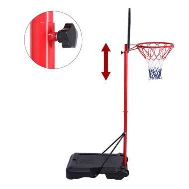 Inq Boutique Portable Removable Adjustable Teenager Basketball Rack for Youth Kids Indoor Outdoor Use. View a larger version of this product image.