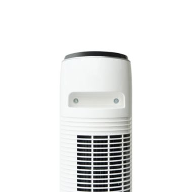 Sunpentown Slim Tower Fan with Remote, LED Display, 3 Wind Modes and Timer in White. View a larger version of this product image.
