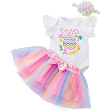 Laurenza's Baby Girls My First Easter Outfit | buybuy BABY