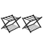 Alternate image 0 for Slickblue Set of 2 Folding Metal Luggage Rack Suitcase