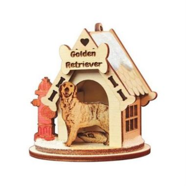 Ginger Cottages Golden Retriever (K9121) Ornament, Multi (#81020). View a larger version of this product image.