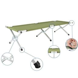 Stock Preferred Portable Foldable Camping Sleep Bed in Green