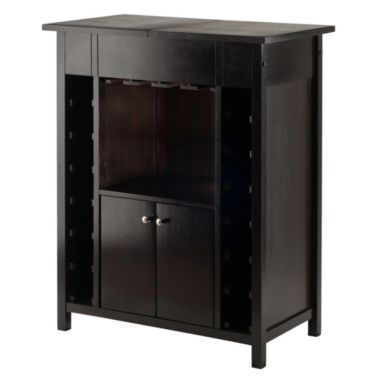 Yukon Wine Cabinet, Expandable Top, Espresso. View a larger version of this product image.