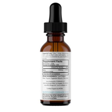 Codeage Iodine - USDA Certified Organic,  Vegan Liquid Iodine Drops, Mineral Supplement. View a larger version of this product image.