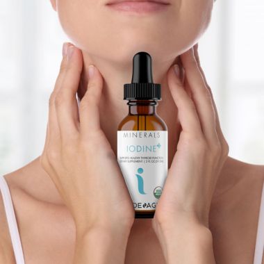 Codeage Iodine - USDA Certified Organic,  Vegan Liquid Iodine Drops, Mineral Supplement. View a larger version of this product image.