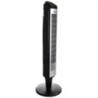 Alternate image 1 for Holmes 36 Inch Oscillating Tower Fan with Remote Control in Black and Silver