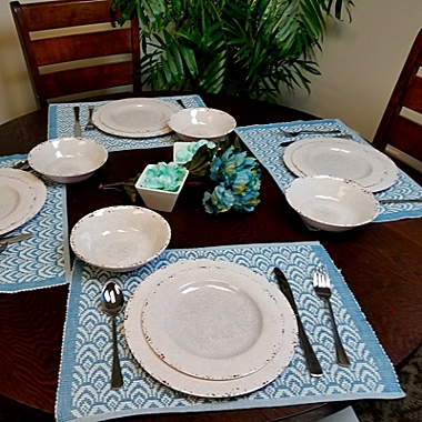 Studio California Melamine Mauna 12 Piece Dinnerware Set. View a larger version of this product image.