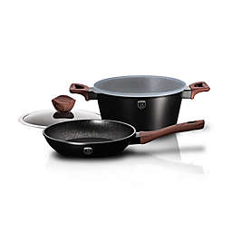 Berlinger Haus 4-Piece Cookware Set Ebony Rosewood Collection