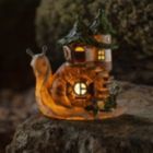 Alternate image 1 for VP Home Charming Snail Cottage Solar Powered LED Outdoor Decor Garden