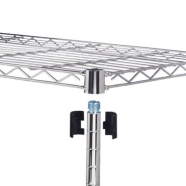 Inq Boutique 4-Layer Chrome Plated Iron Shelf 120*90*35 Silver YF. View a larger version of this product image.