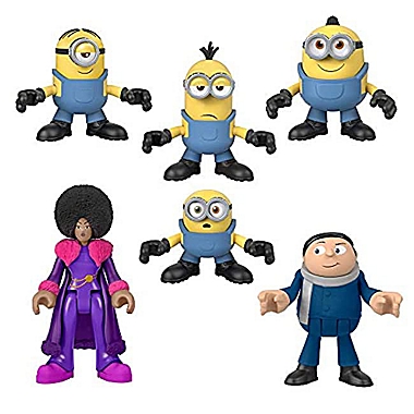 Fisher-Price Imaginext Minions Figure Pack, set of 6 film character figures. View a larger version of this product image.