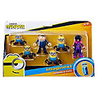 Alternate image 2 for Fisher-Price Imaginext Minions Figure Pack, set of 6 film character figures