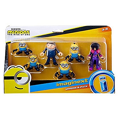 Fisher-Price Imaginext Minions Figure Pack, set of 6 film character figures. View a larger version of this product image.