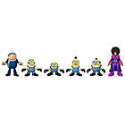 Alternate image 3 for Fisher-Price Imaginext Minions Figure Pack, set of 6 film character figures
