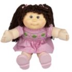 Alternate image 0 for Cabbage Patch Kids Vintage Retro Style Yarn Hair Doll - Original Brunette Hair/Brown Eyes, 16" - Amazon Exclusive - Easy to Open Packaging