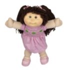 Alternate image 1 for Cabbage Patch Kids Vintage Retro Style Yarn Hair Doll - Original Brunette Hair/Brown Eyes, 16" - Amazon Exclusive - Easy to Open Packaging