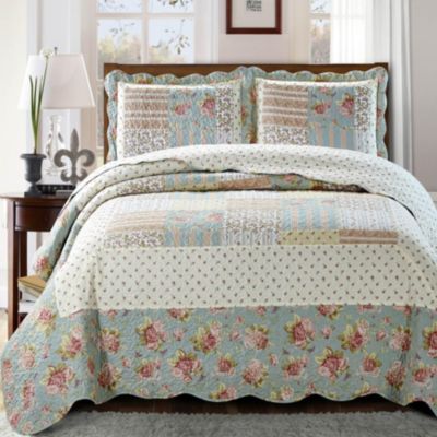 Egyptian Linens Annabel Sweet Home Reversible Quilted Coverlet Set