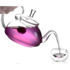 Alternate image 1 for Slickblue 8-Piece Glass Teapot Set with 6 Glasses and Warmer