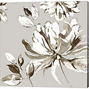 Metaverse Art Botanical Gray I by Asia Jensen 24-Inch x 24-Inch Canvas Wall Art